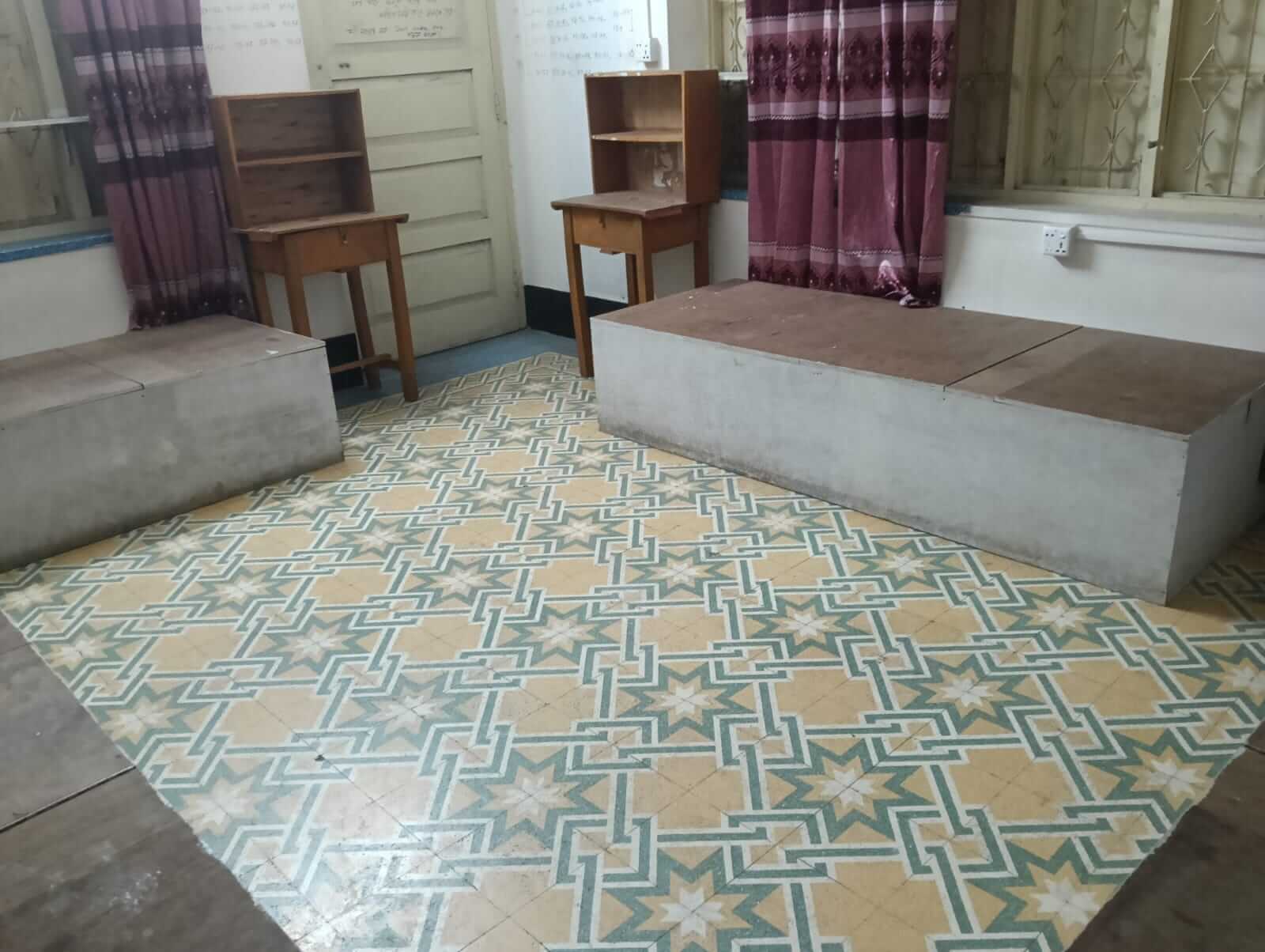 Girls hostel room in Farmgate, Dhaka